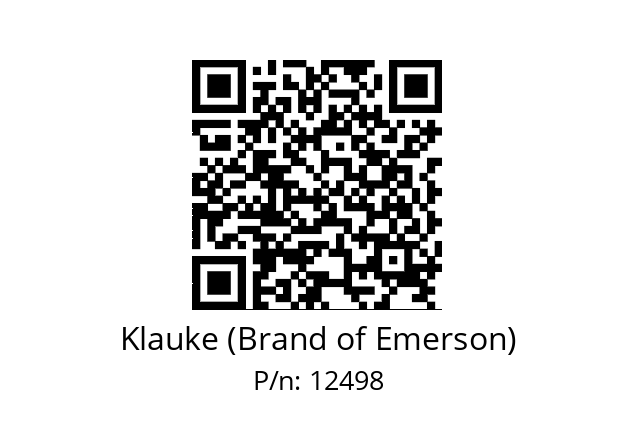   Klauke (Brand of Emerson) 12498