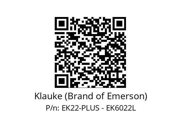   Klauke (Brand of Emerson) EK22-PLUS - EK6022L