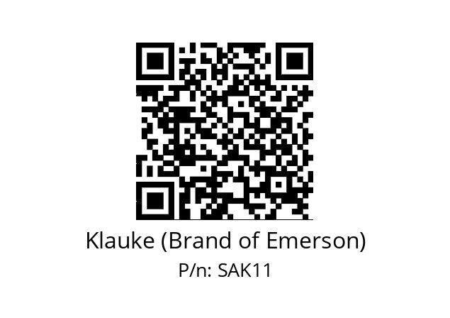   Klauke (Brand of Emerson) SAK11