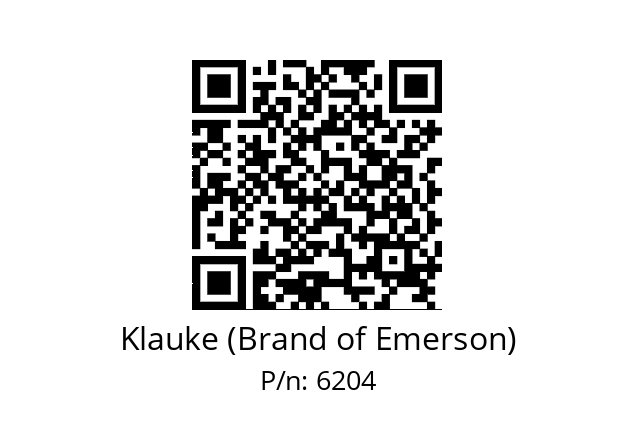   Klauke (Brand of Emerson) 6204