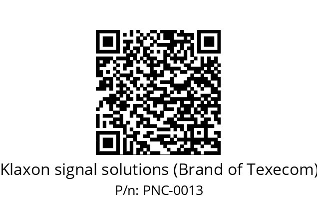   Klaxon signal solutions (Brand of Texecom) PNC-0013