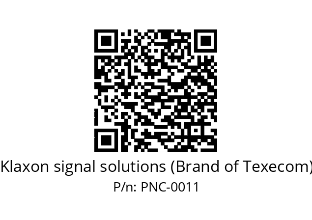   Klaxon signal solutions (Brand of Texecom) PNC-0011