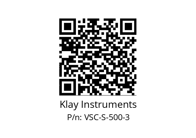   Klay Instruments VSC-S-500-3