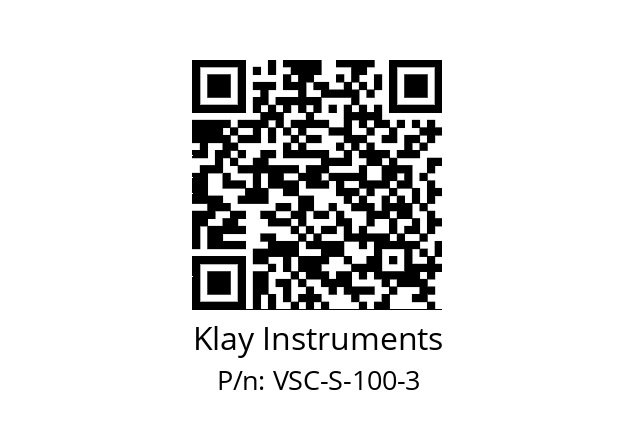   Klay Instruments VSC-S-100-3