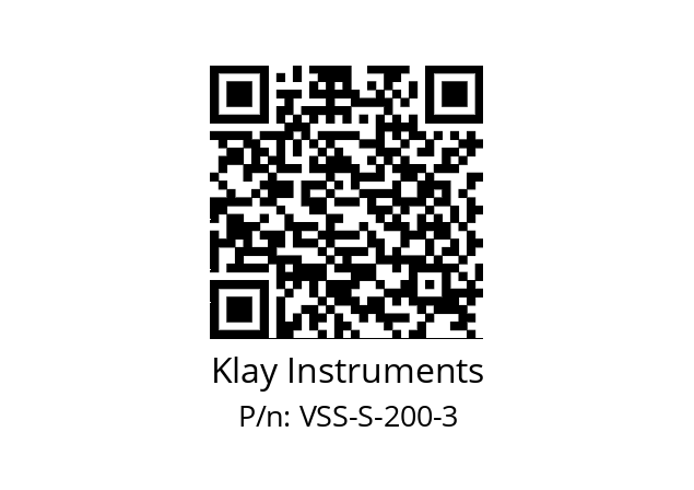   Klay Instruments VSS-S-200-3