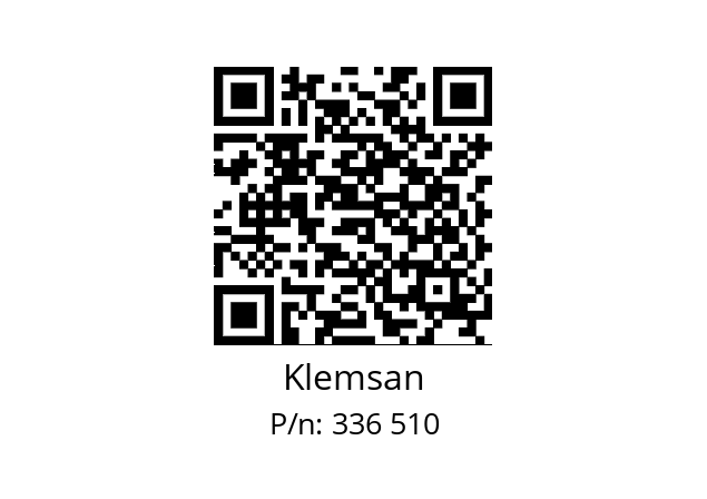   Klemsan 336 510