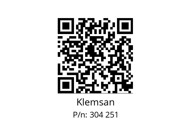   Klemsan 304 251