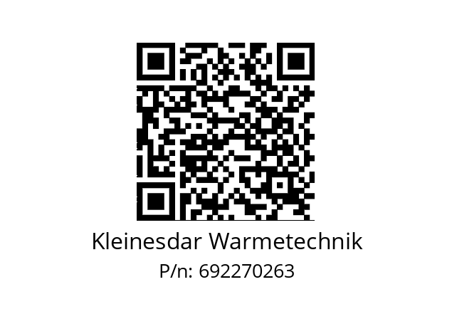   Kleinesdar Warmetechnik 692270263