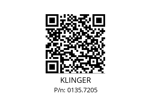   KLINGER 0135.7205