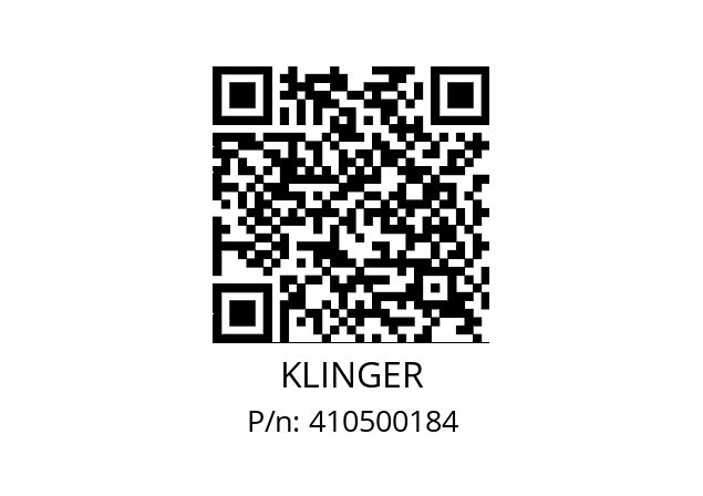   KLINGER 410500184