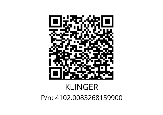   KLINGER 4102.0083268159900