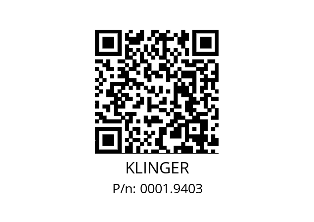   KLINGER 0001.9403