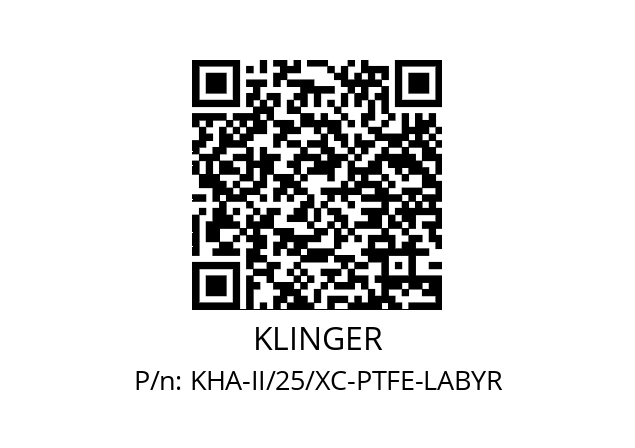   KLINGER KHA-II/25/XC-PTFE-LABYR