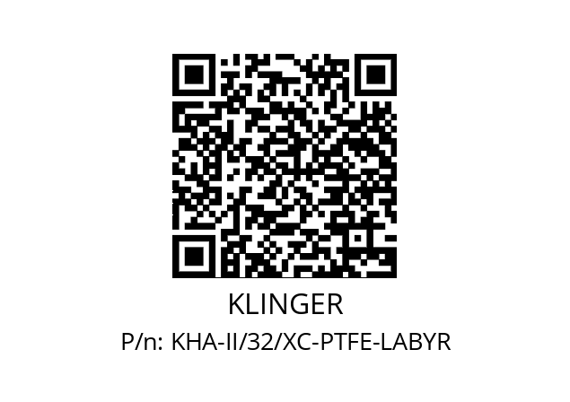   KLINGER KHA-II/32/XC-PTFE-LABYR