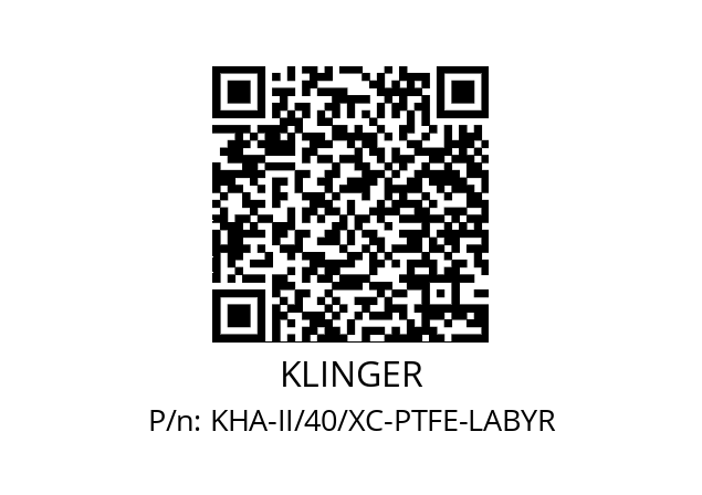   KLINGER KHA-II/40/XC-PTFE-LABYR