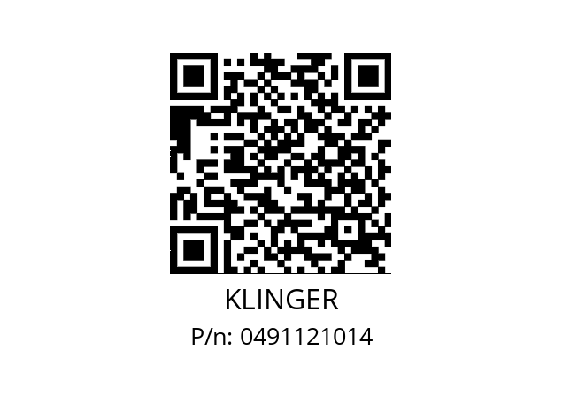   KLINGER 0491121014