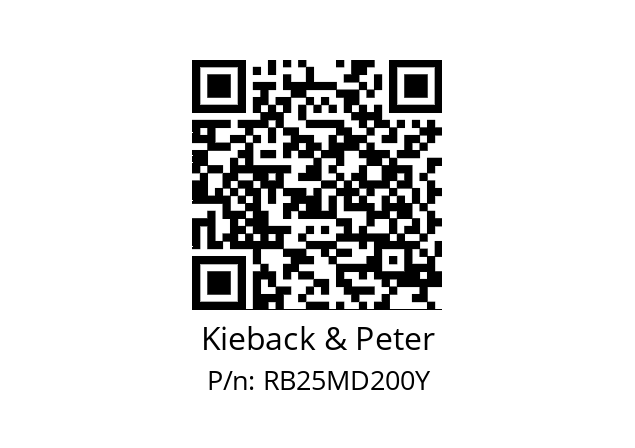   Kieback & Peter RB25MD200Y