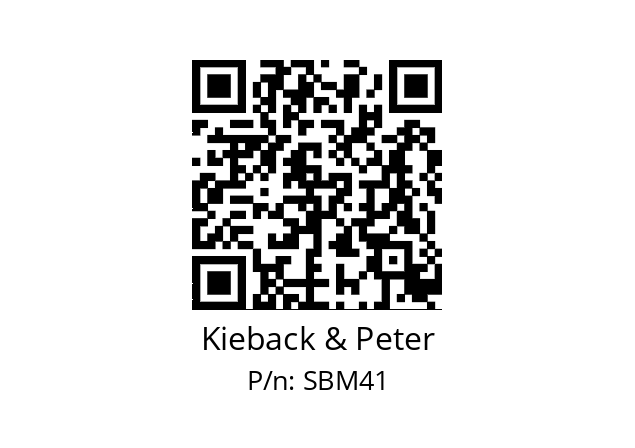   Kieback & Peter SBM41