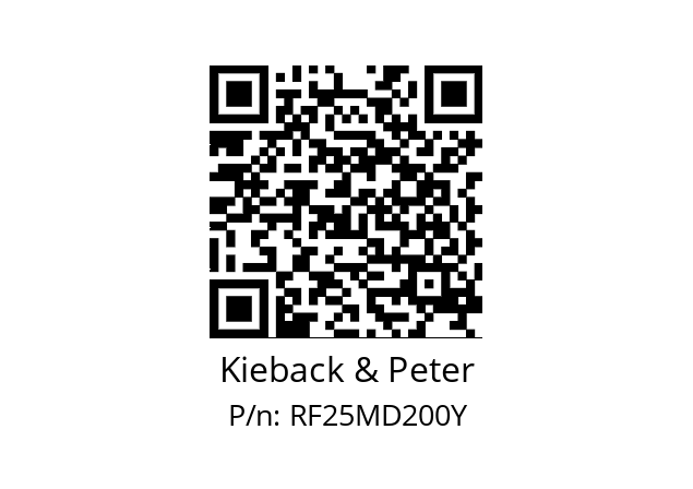   Kieback & Peter RF25MD200Y