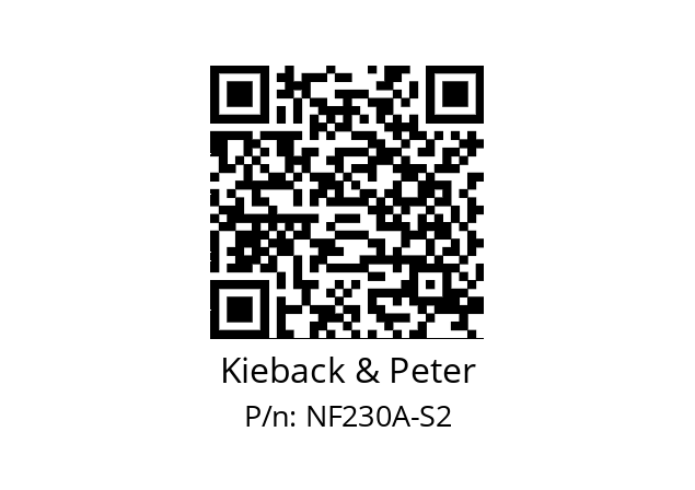   Kieback & Peter NF230A-S2