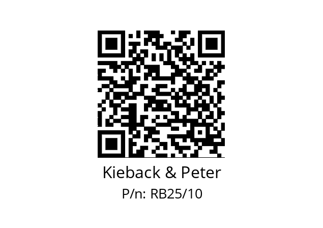   Kieback & Peter RB25/10