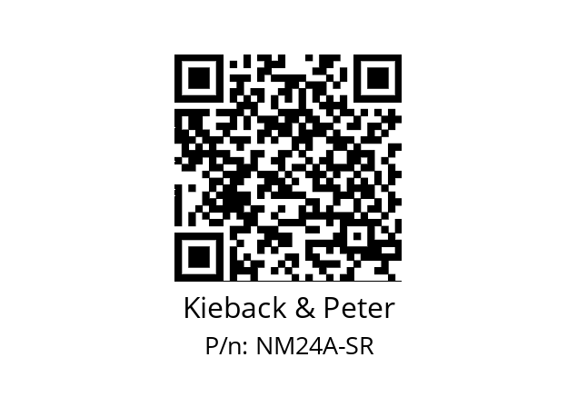   Kieback & Peter NM24A-SR