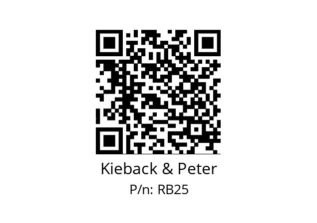   Kieback & Peter RB25