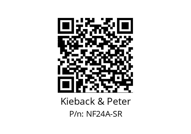   Kieback & Peter NF24A-SR