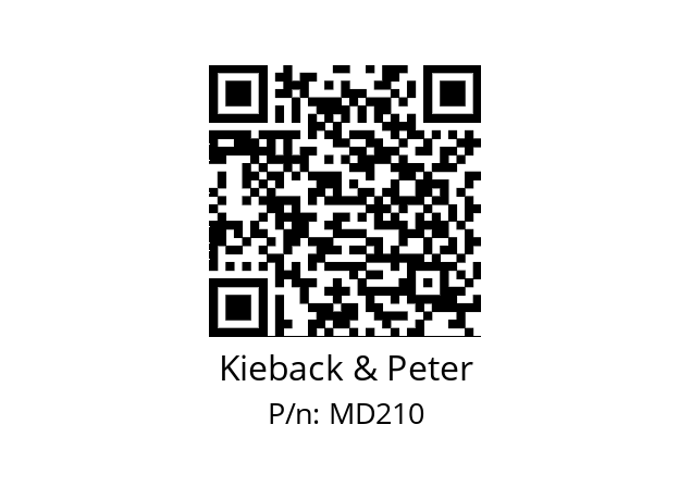   Kieback & Peter MD210