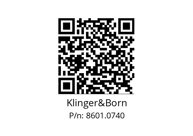   Klinger&Born 8601.0740