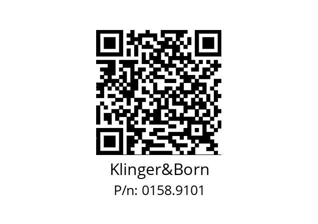   Klinger&Born 0158.9101