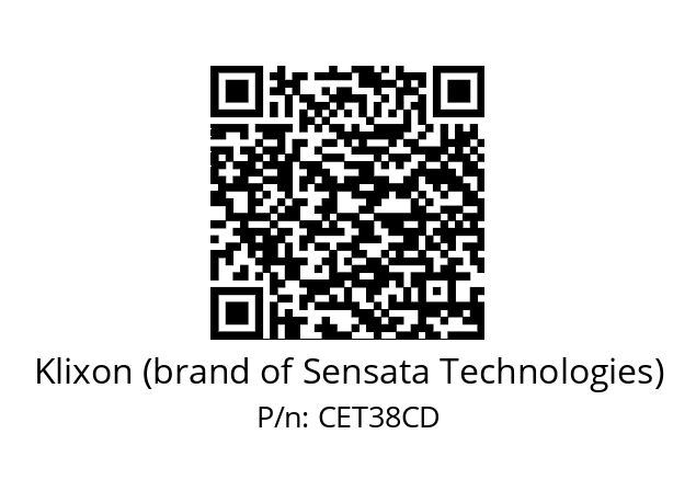   Klixon (brand of Sensata Technologies) CET38CD