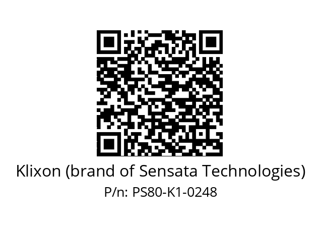   Klixon (brand of Sensata Technologies) PS80-K1-0248