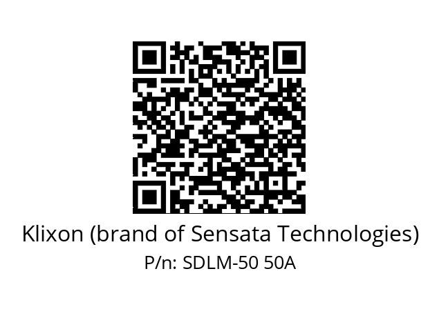   Klixon (brand of Sensata Technologies) SDLM-50 50A