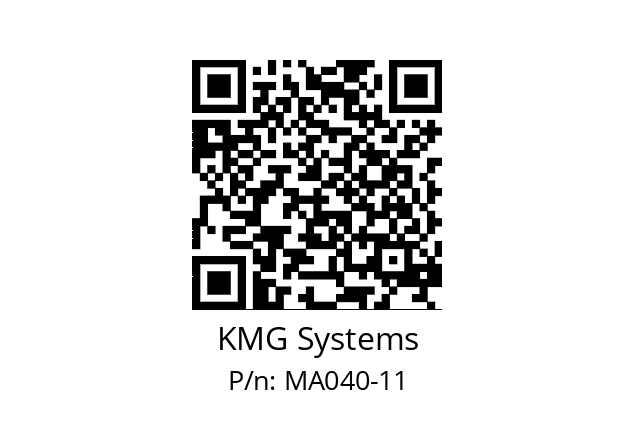   KMG Systems MA040-11