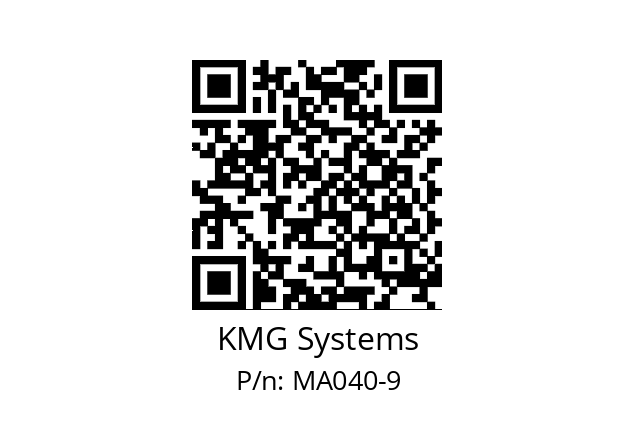   KMG Systems MA040-9