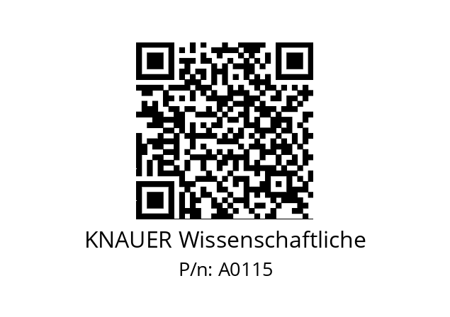   KNAUER Wissenschaftliche A0115