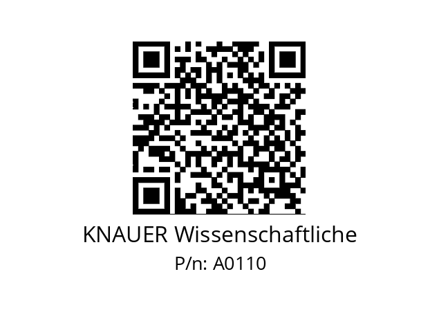   KNAUER Wissenschaftliche A0110