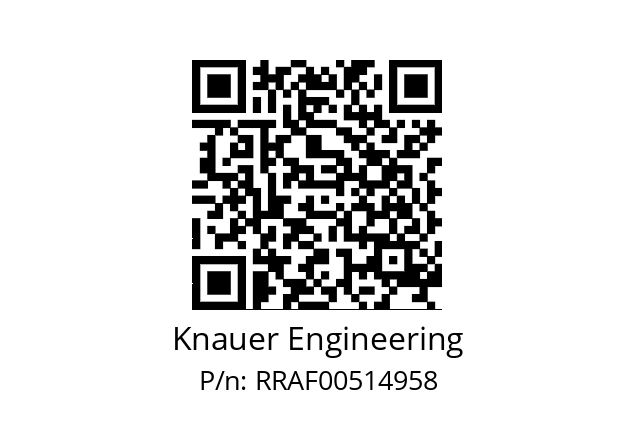   Knauer Engineering RRAF00514958