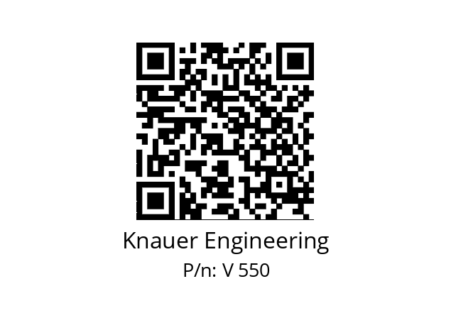   Knauer Engineering V 550