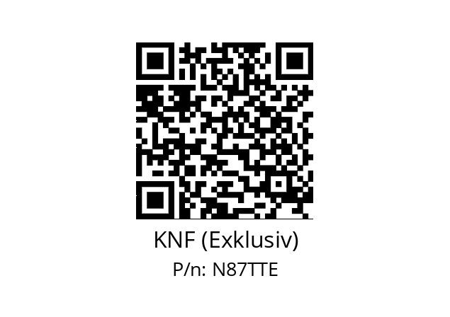   KNF (Exklusiv) N87TTE