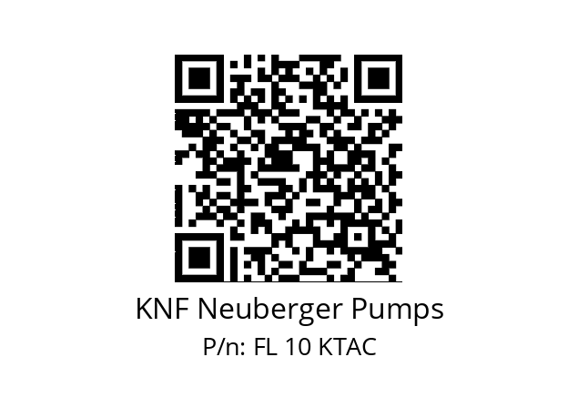   KNF Neuberger Pumps FL 10 KTAC