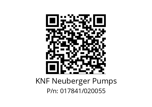   KNF Neuberger Pumps 017841/020055