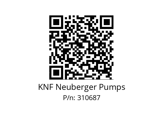   KNF Neuberger Pumps 310687