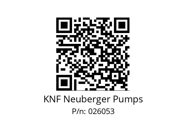   KNF Neuberger Pumps 026053