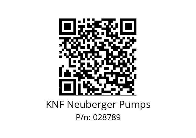   KNF Neuberger Pumps 028789