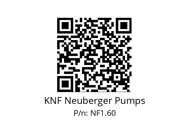   KNF Neuberger Pumps NF1.60