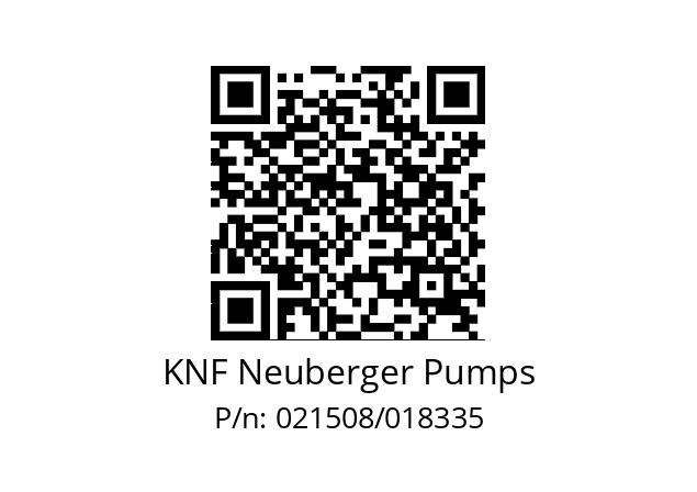   KNF Neuberger Pumps 021508/018335