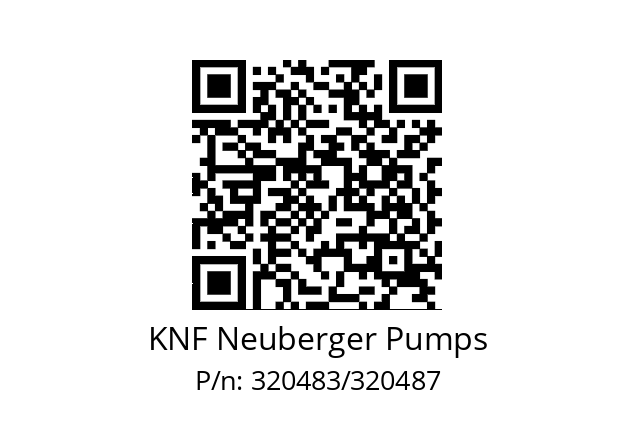   KNF Neuberger Pumps 320483/320487