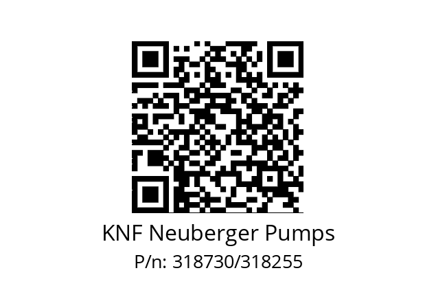   KNF Neuberger Pumps 318730/318255